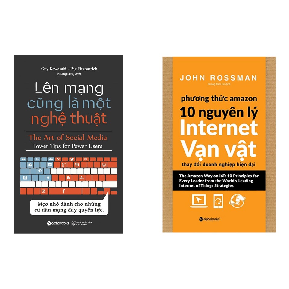 Combo Lên Mạng Cũng Là Một Nghệ Thuật + Phương Thức Amazon – 10 Nguyên Lý Internet Vạn Vật