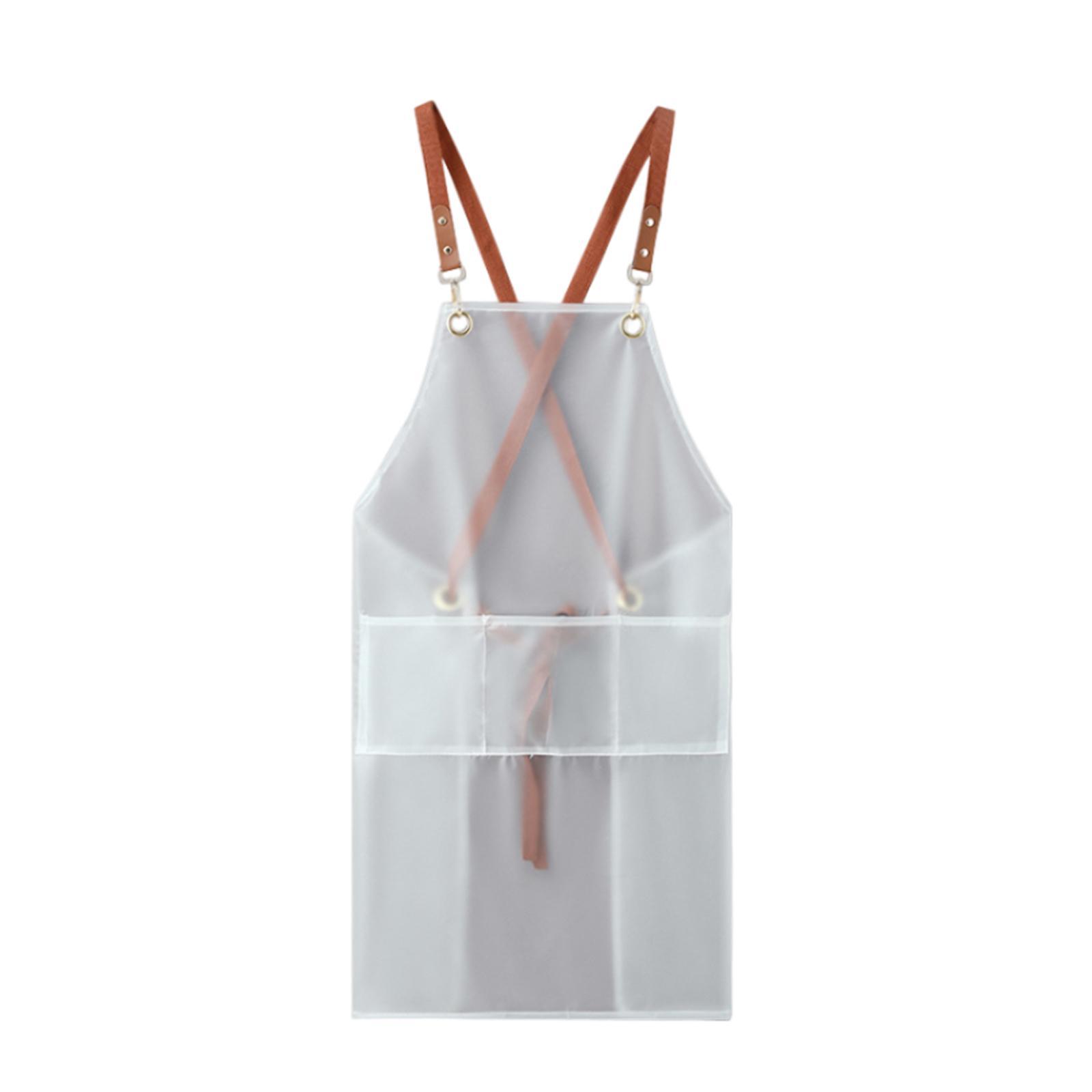 Chef Apron Cooking Apron BBQ Apron Bib Apron Cross Back Durable Baking Apron