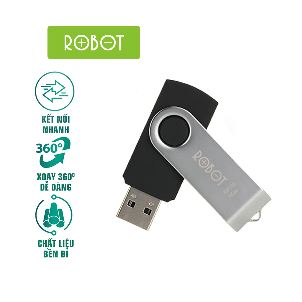 USB - ROBOT RF108 (8GB)/RF116 (16GB) - Hàng Chính Hãng