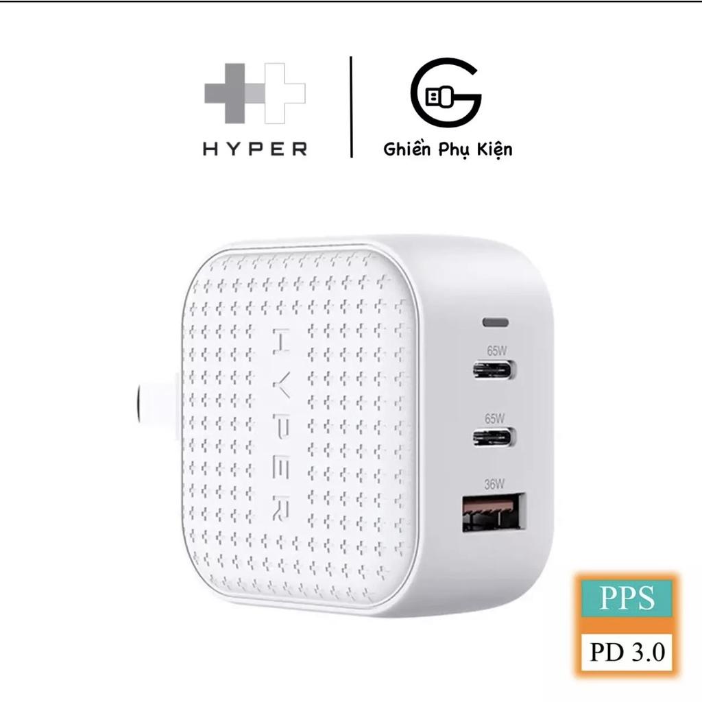 SẠC ĐA CỔNG PD/QC3.0 VÀ PPS HYPERJUICE 66W GAN CHARGER (2C1A) NHỎ NHẤT THẾ GIỚI – HJ265 - Hàng Chính Hãng