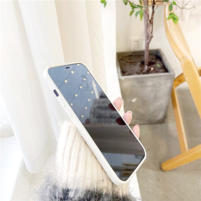 Ốp Lưng Cạnh Vuông Xếp Hình Dành Cho iPhone 6 / 6 Plus / 7 / 7 Plus / 8 / 8 Plus / X / Xs / Xs Max / 11 / 11 Pro / 11 Pro Max / 12 / 12 Pro / 12 Pro Max