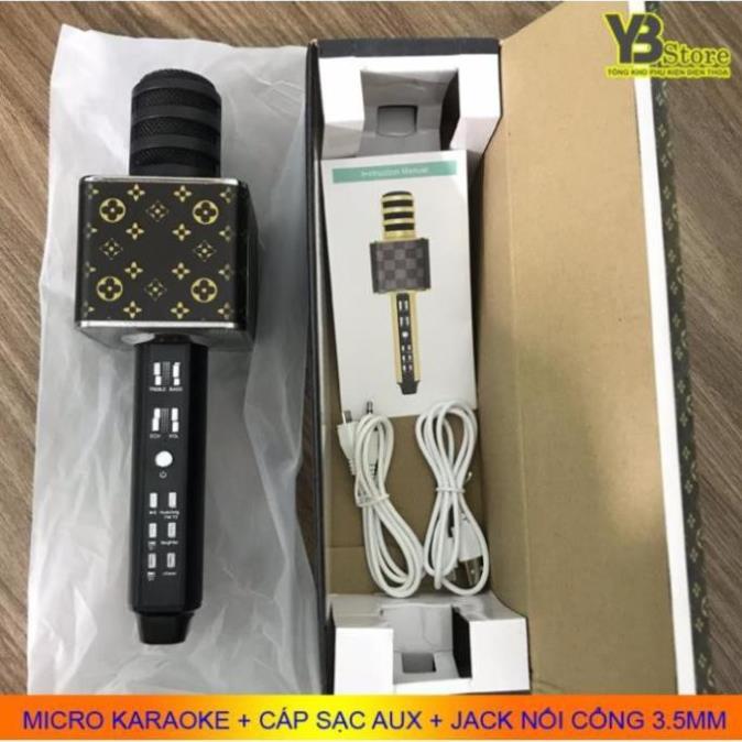 Mic Karaoke Bluetooth SD18 - Hỗ Trợ Thẻ Nhớ Cổng 3.5