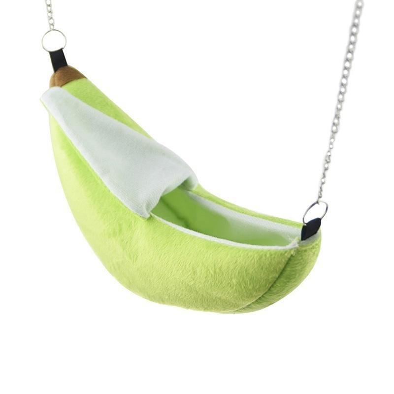 2pcsbanana Hamster Bed House võng nhỏ động vật giường ấm nhà g g tổ Hamster Phụ kiện