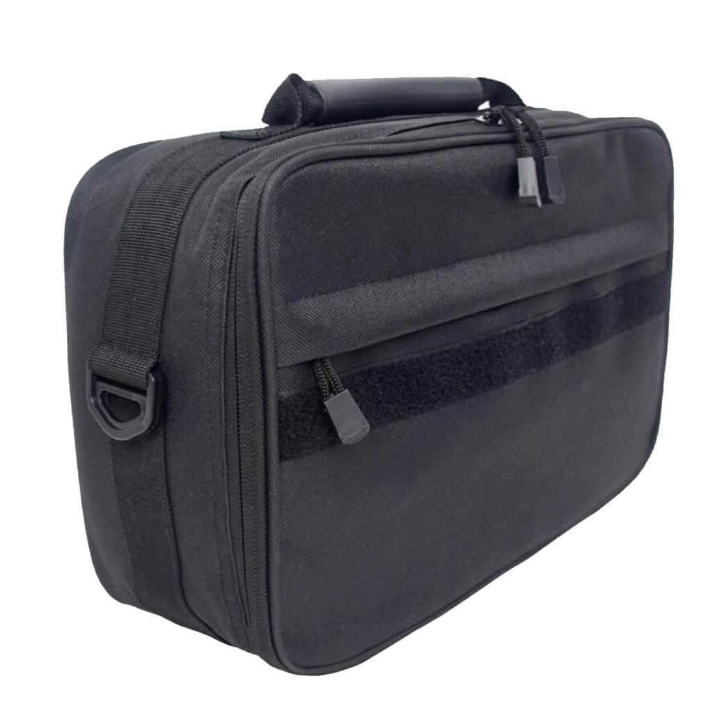 Fishing Reel Storage Bag Large Lure Line Hook Gear Box Tackle Case Holdall Black