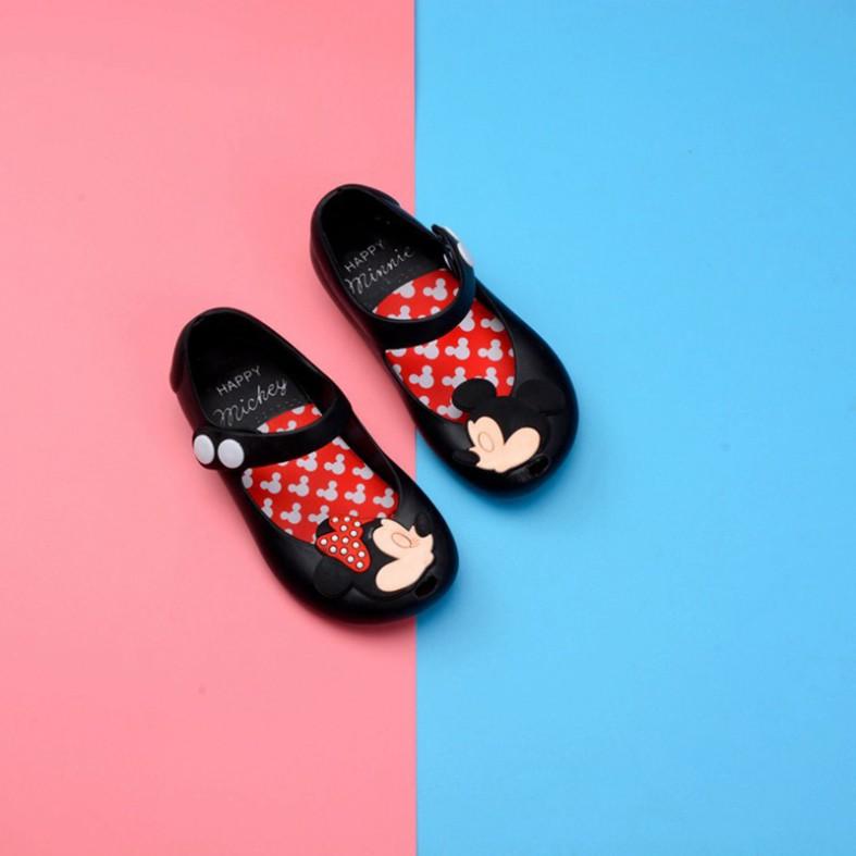 Giày Sandal Hình Chuột Mickey Cho Bé Gái