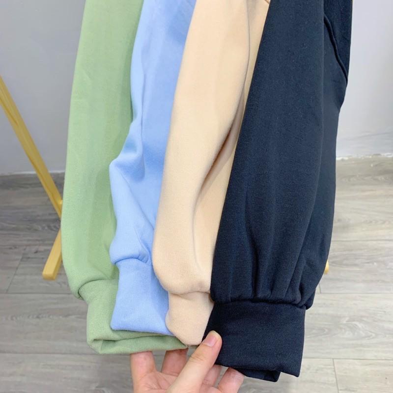 Áo khoác nữ cánh dơi form lửng khoá zip liền mũ,chất nỉ bông, from chuẩn, free size dưới 68kg