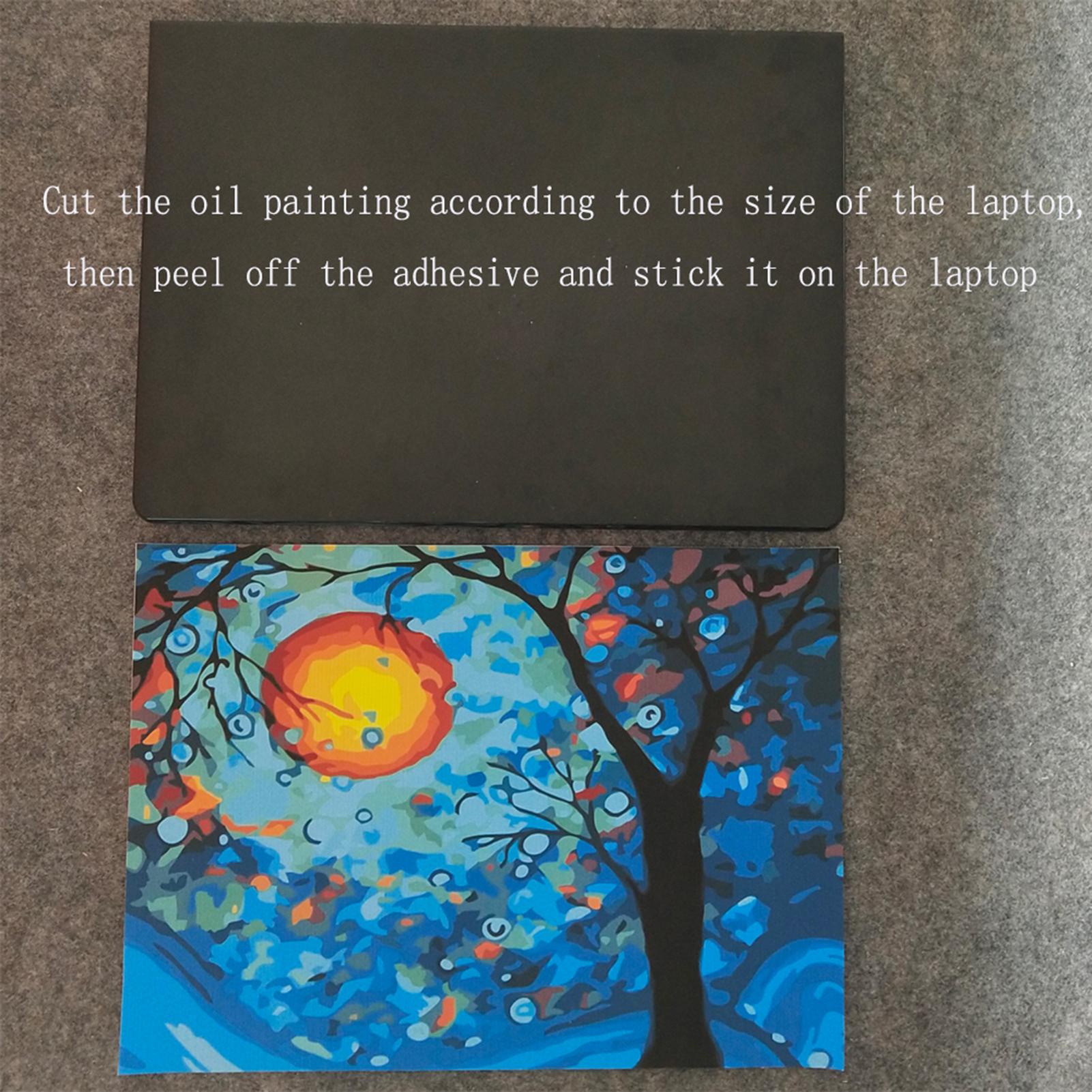 Tranh vẽ bằng số cho người lớn trên canvas 14x10 inch không khung,có keo ở mặt sau của bức tranh dễ dàng trang trí trên máy tính