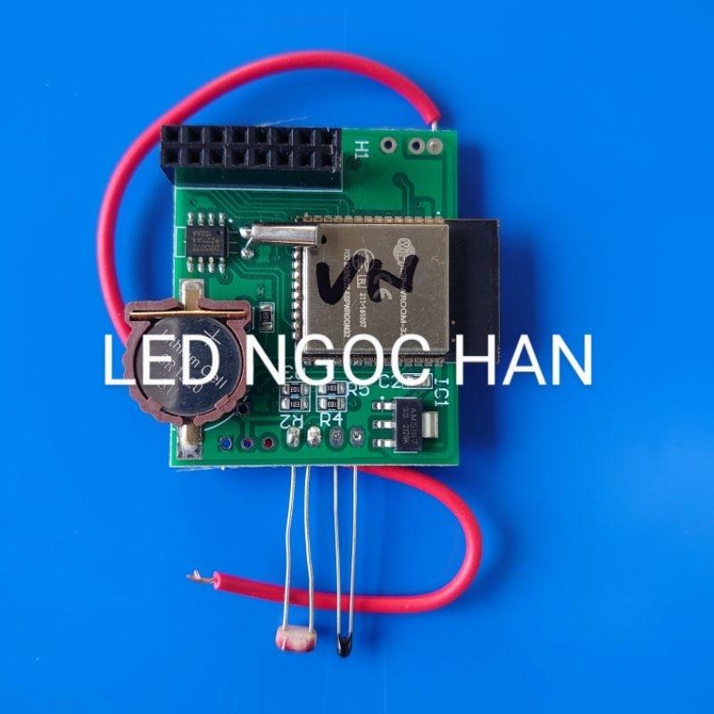 Mạch đồng hồ led full color lịch vạn niên phiên bản cao cấp, kích thước tùy ý