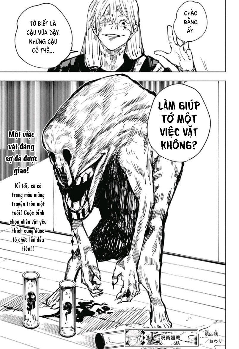 jujutsu kaisen - chú thuật hồi chiến chapter 55 21