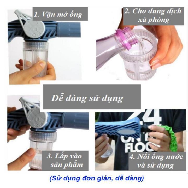 Vòi xịt rửa xe điều chỉnh áp lực nước thông minh EZ Jet