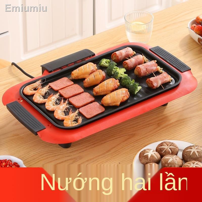 ✷Dụng cụ nướng thịt gia dụng điện không khói bếp giá đỡ nồi nướng trong nhà máy xiên thịt nướng