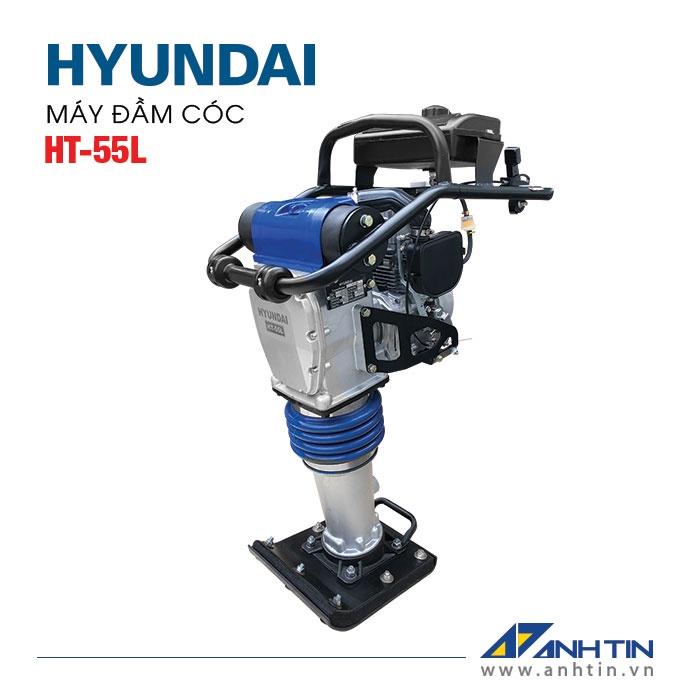 Máy đầm cóc HYUNDAI HT-55L | Động cơ Robin EH09 | 2.2kW - 3.0HP | Tần số đập 650 - 695 lần/phút | Bảo hành 12 tháng