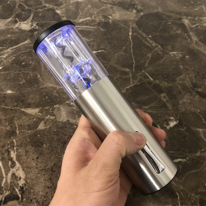 Bộ Dụng Cụ Mở Rượu Vang Tự Động Hợp Kim Nhôm KB1-601802