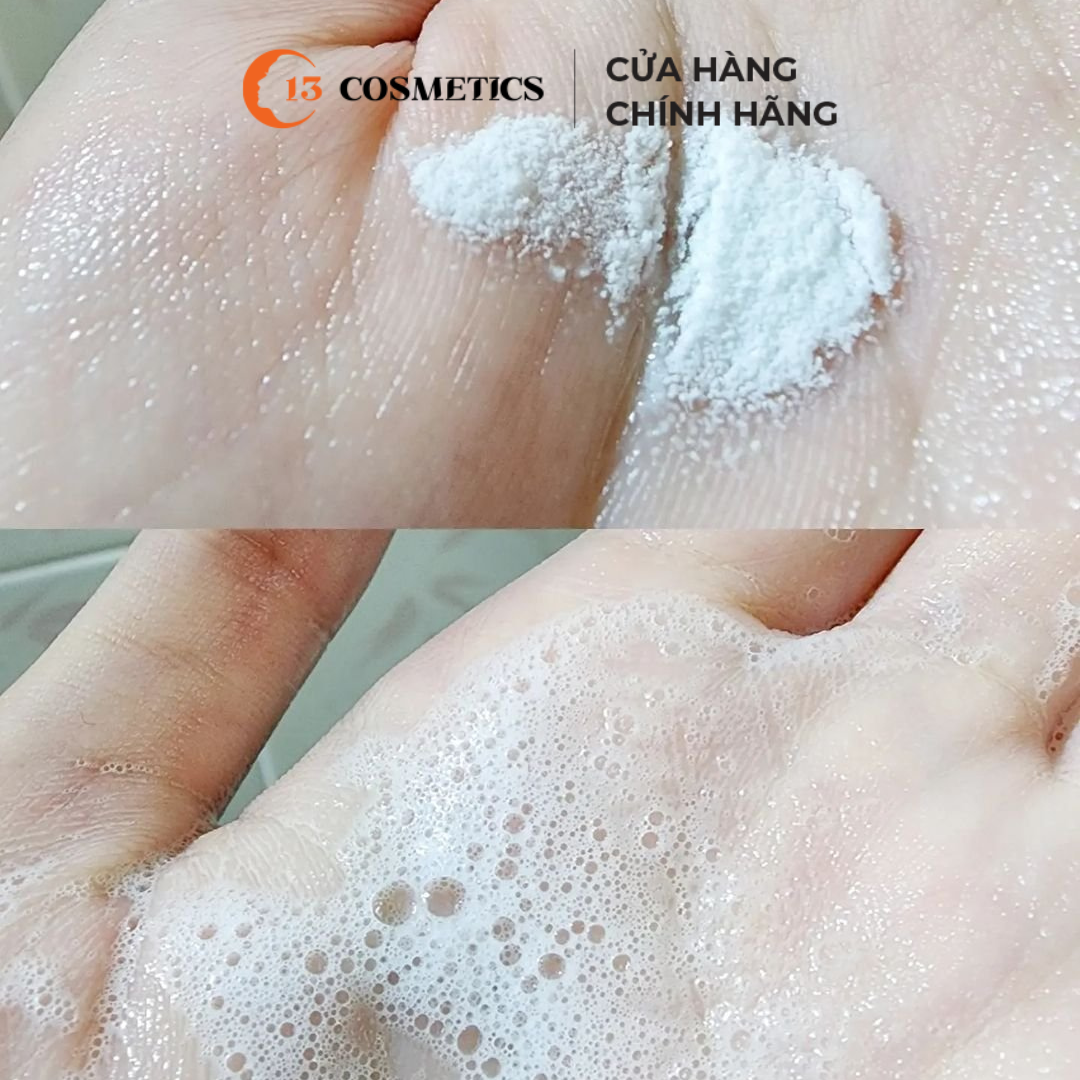 Túi 10 Viên Rửa Mặt Dạng Bột Ngừa Mụn, Tẩy Tế Bào Chết Công Nghệ Enzyme Thực Vật C13 Cosmetics Clear Enzyme Powder Wash