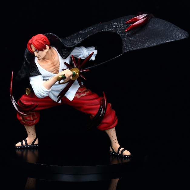 Mô hình GK One piece shanks rút kiếm chiến đấu - Figure vua hải tặc loại 1 nét