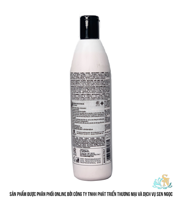 Dầu Gội tím khử vàng Anti-Yellow Shampoo Blonde Bleached And Grey Hair 1000Ml