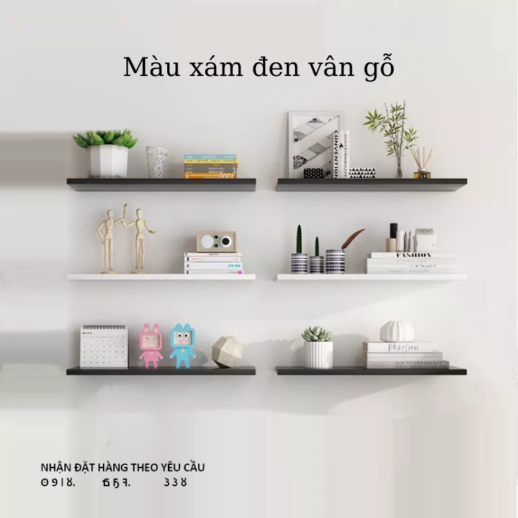 Ván kệ gỗ HMR lõi xanh phủ Melamine Thái Lan, ván cao cấp. Kháng ẩm, chống xước . Decor rất đẹp, dễ lắp đặt