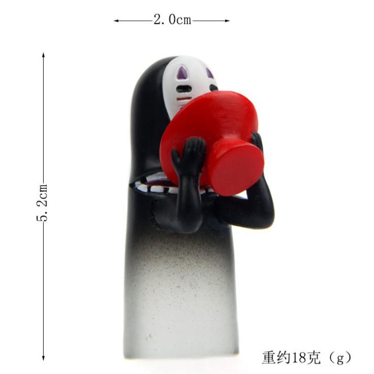 Mô hình Vô diện uống sake dùng trang trí tiểu cảnh, terrarium, móc khóa, DIY