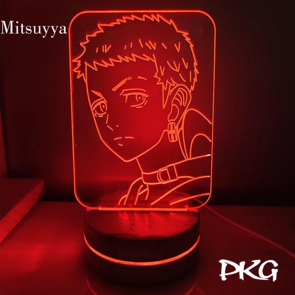 Đèn Ngủ Led 3D MISSUYYA nhân vật Anime phát sáng 16 màu cảm ứng có điều khiển từ xa