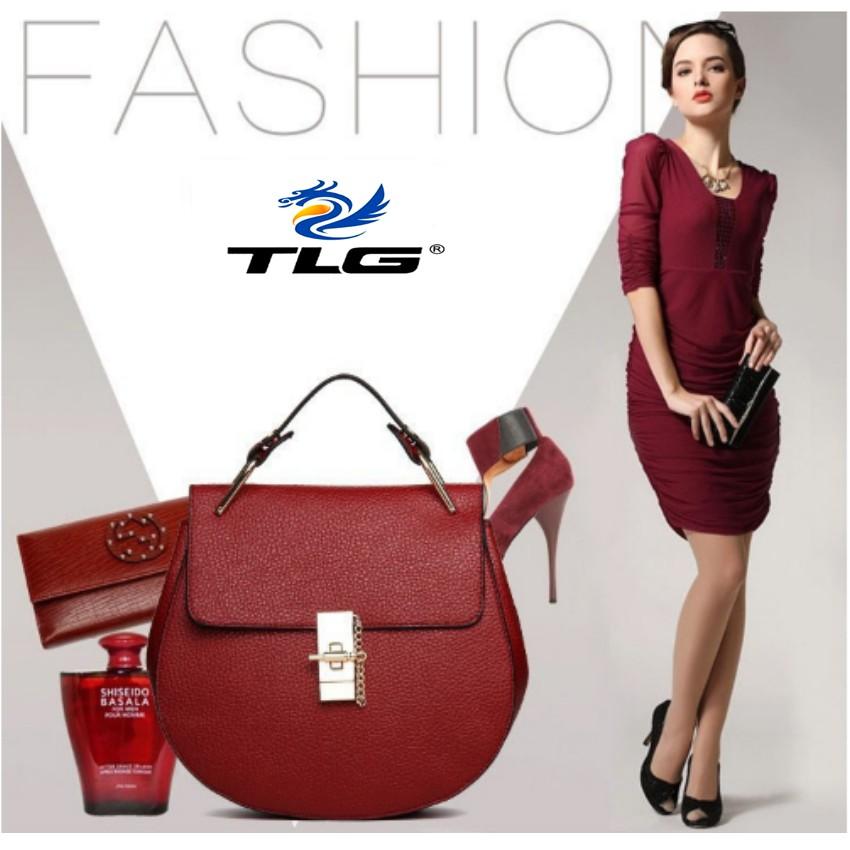 Túi Xách Nữ Thời Trang Cao Cấp Đồ Da Thành Long TLG 208079 5 tặng túi đựng mỹ phẩm tiện lợi