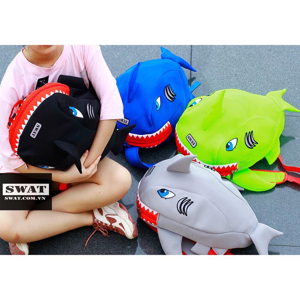 Balo teen thời trang cute cá mập baby shark