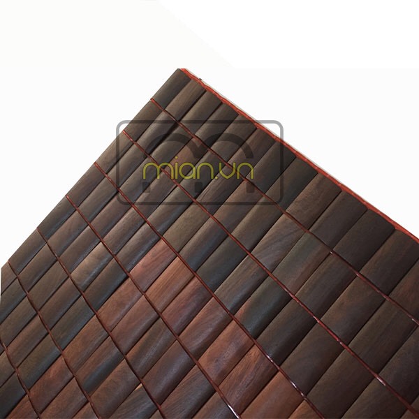 Chiếu Hạt Gỗ Trắc Miếng Cao Cấp - Kích Thước 1,8mx2m ( video , hình thật )