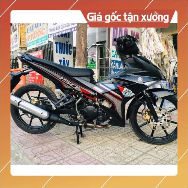 Tem rời exciter 150 chất liệu decal Candy tem 3 lớp ko bay màu