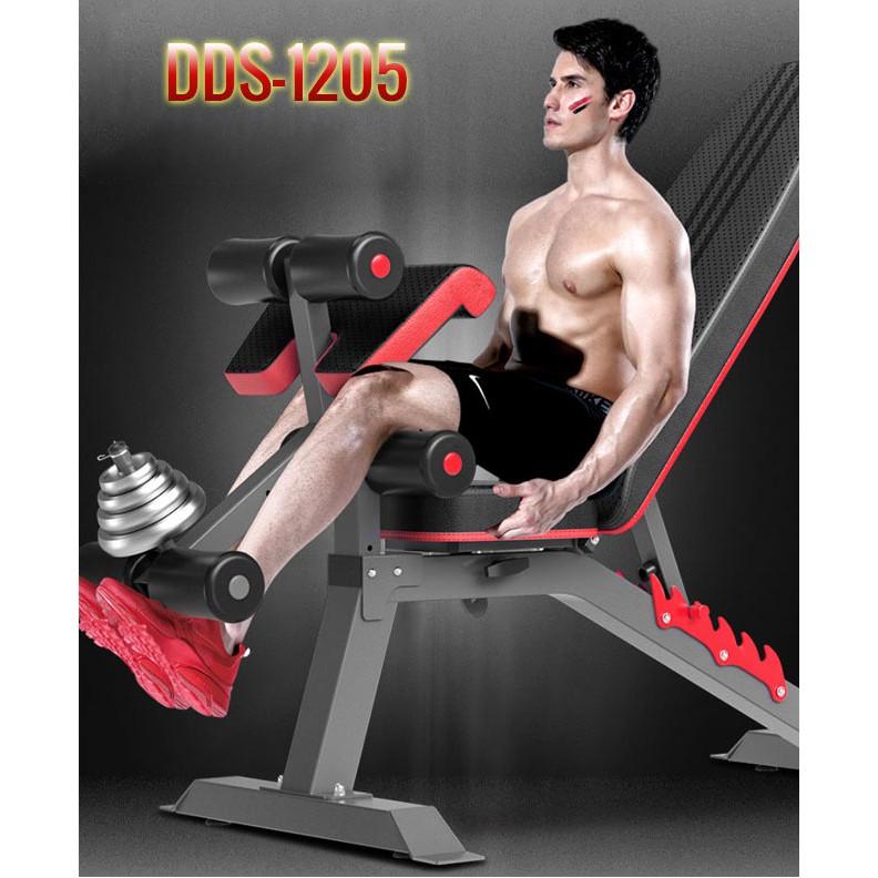 Ghế tập Gym (Tạ) đa năng DDS-1205 Điều Chỉnh Độ Dốc BH 12 Tháng