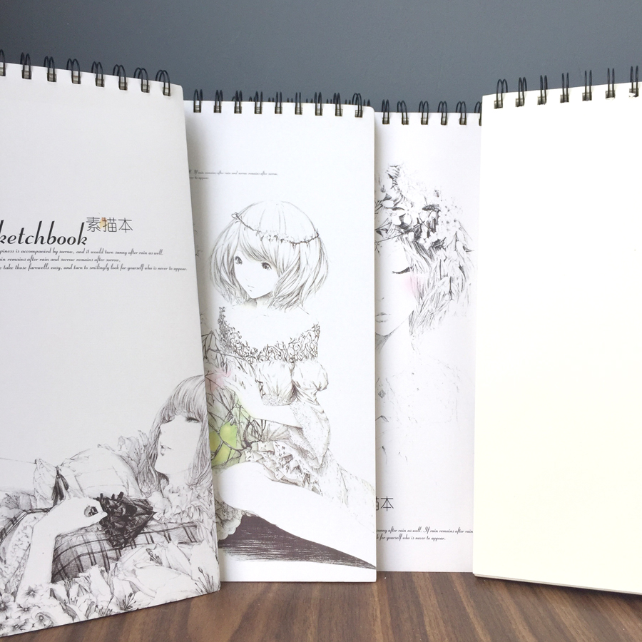 Sổ Ký Hoạ Gáy Lò Xo Cao Cấp A4 Sketchbook ( Sổ Vẽ)