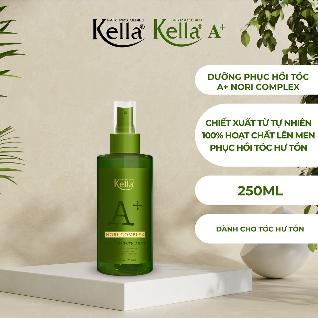 Sữa dưỡng tóc phục hồi Kella A+ Nori Complex (Chai 250ml)