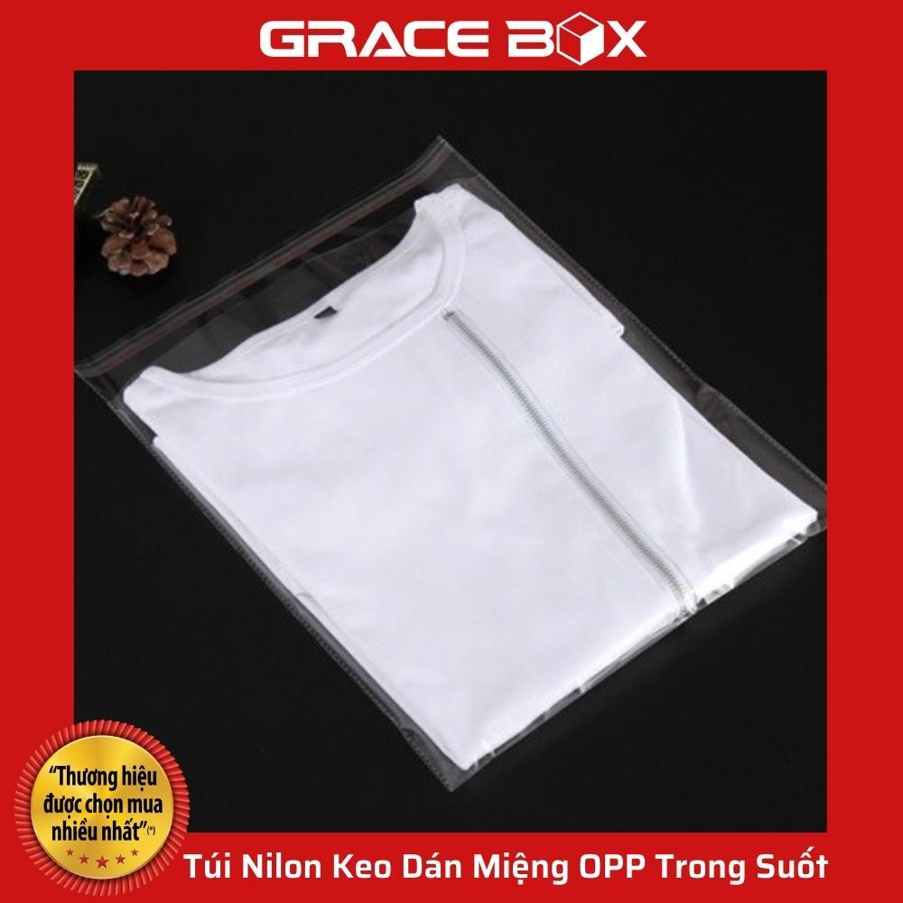 {Giá Sỉ} Túi Nilon Keo Dán Miệng OPP Trong Suốt (Bao Kiếng) Đóng Gói, Đựng Phụ Kiện, Quần Áo -  Siêu Thị Bao Bì Grace Bo