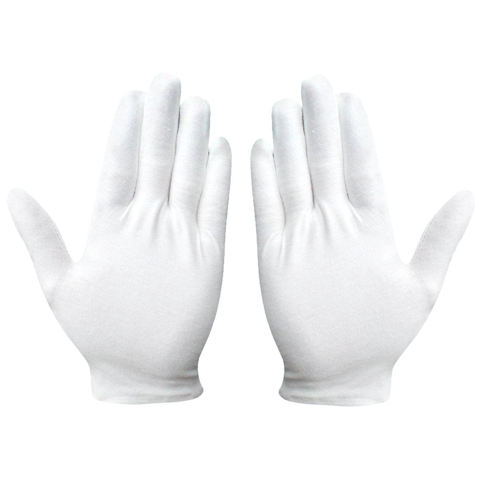 Đôi găng tay cotton trắng 8 &quot; đảm bảo an toàn lao động