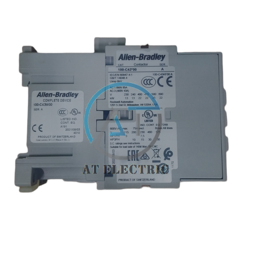 Khởi Động Từ Allen Bradley 100-C43W00 | Hàng Chính Hãng