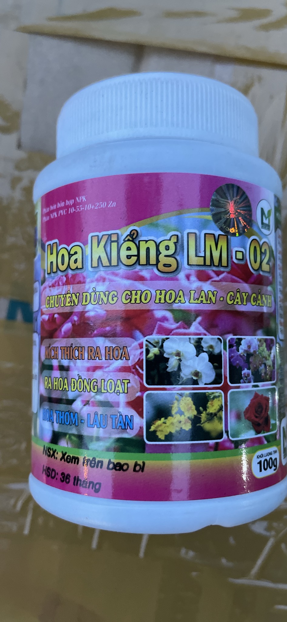 Phân bón lá kích hoa lan cây cảnh LM 100gr