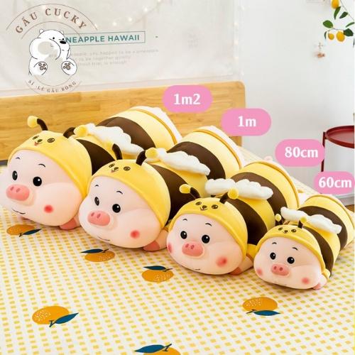 Gấu Bông Thú Bông Đồ Chơi Cho Bé Heo Dài Cosplay Ong Vàng ️Đầy Đủ Size + Video Thật️ Siêu Xinh Cao Cấp