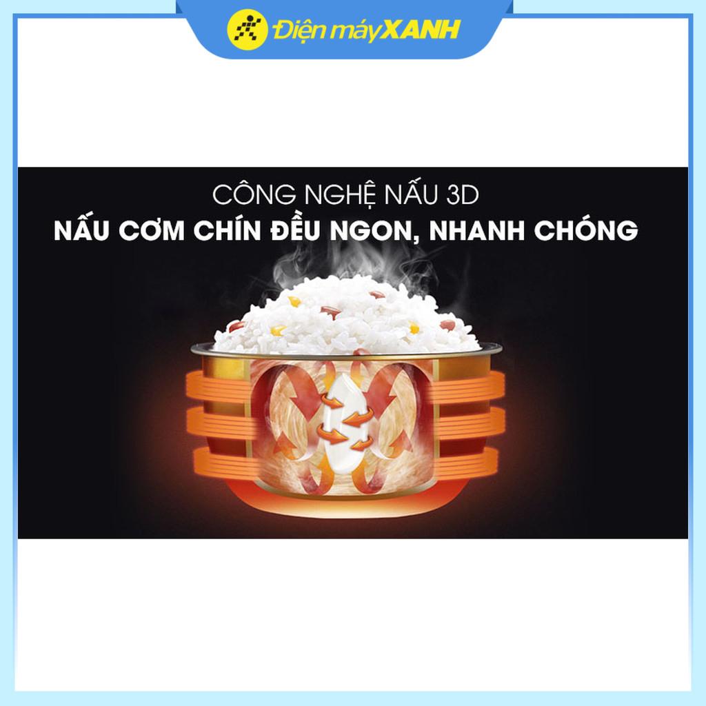 Nồi cơm nắp gài Sharp 1.8 lít KS-183TJV-CR - Hàng Chính Hãng