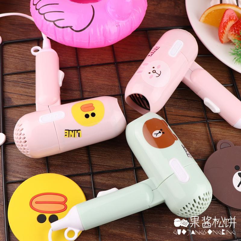 SẤY CỰC NHANH - MÁY SẤY TÓC DU LỊCH MINI GẤP GỌN HÌNH GẤU THỎ MÈO KITTY DOREMON SIÊU XINH