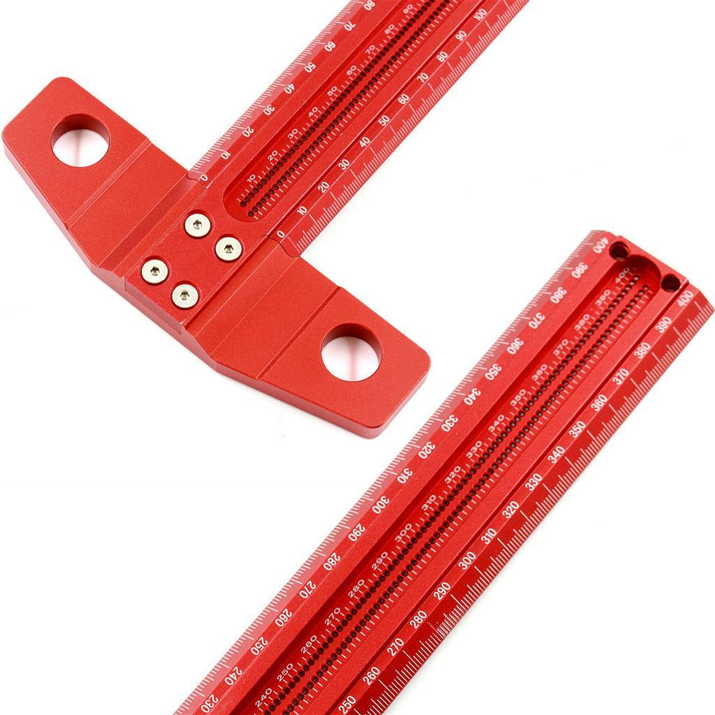 Scribe T-Type Ruler Aluminum for Vertical Line Right Angle