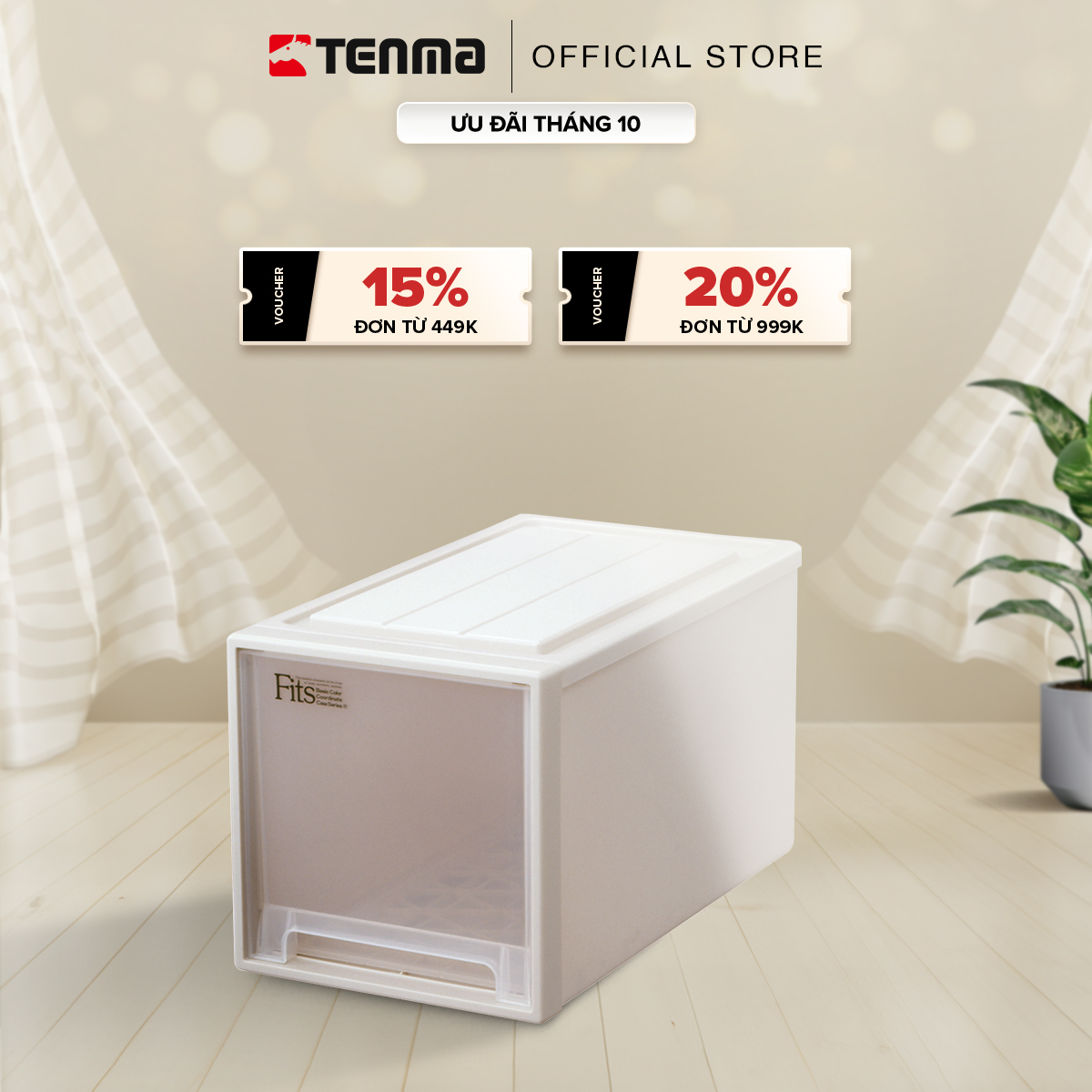 Hộp Ngăn Kéo Nhựa Đa Năng TENMA, Fits L-30 Cỡ Vừa