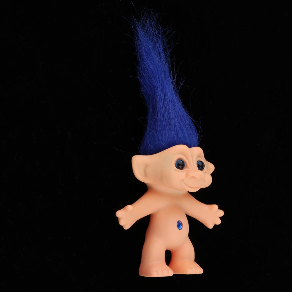 Dollhouse Miniature Nude Troll Doll Leprocauns Figures Kid School Project #B