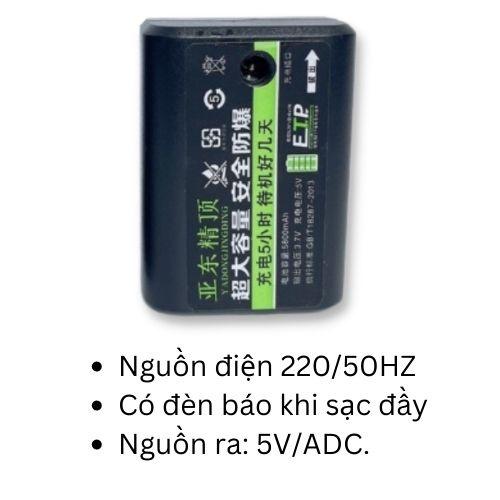 Pin 2 cell dùng cho máy cân tia.