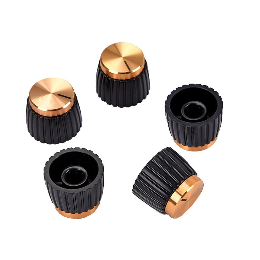 5x Guitar AMP Amplifier Knobs for  Amplifier Replacement Parts