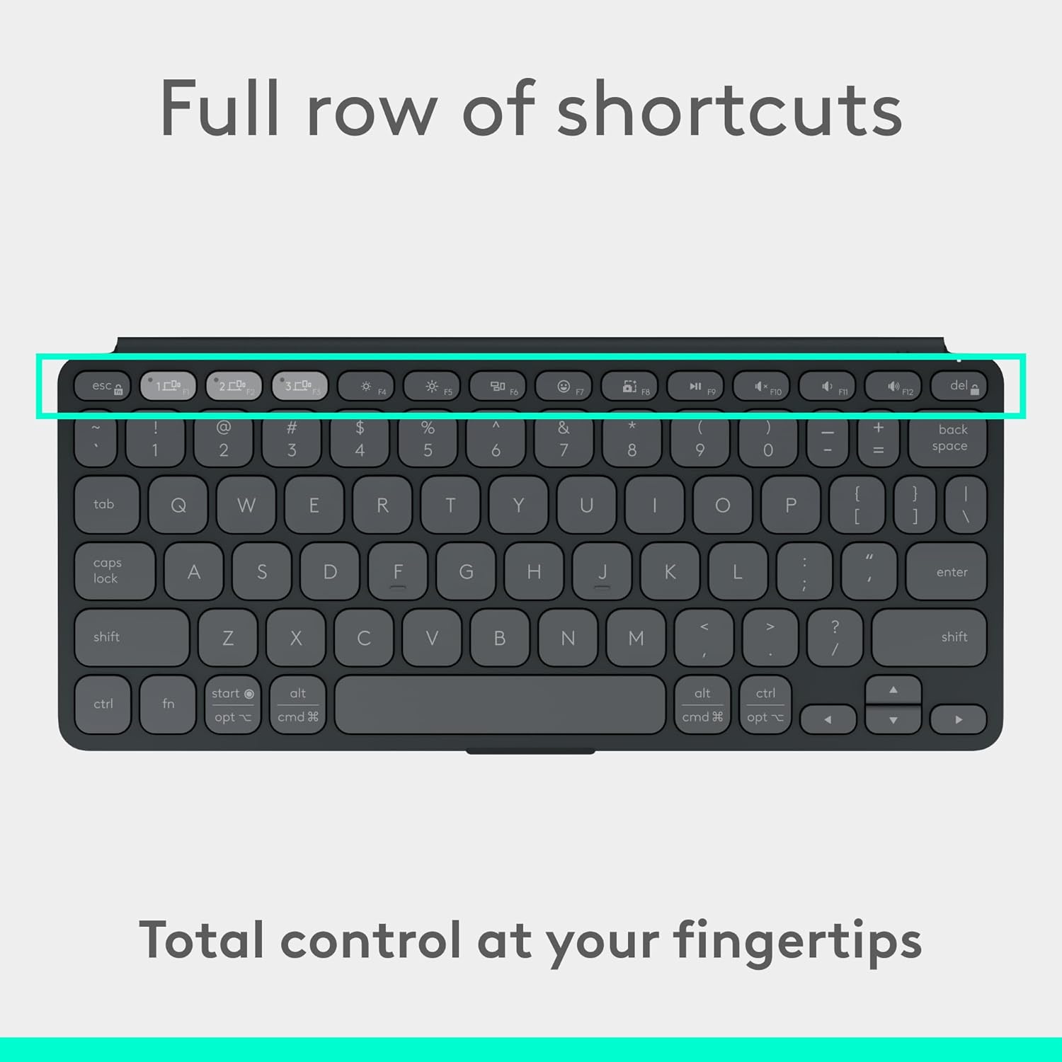 Bàn Phím Bluetooth Logitech Keys-To-Go 2 - hàng chính hãng