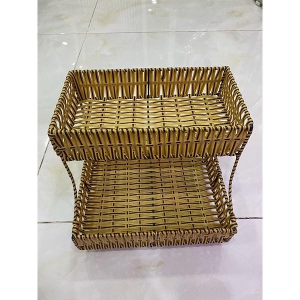 Kệ đựng mỹ phẩm,văn phòng phẩm 2 tầng lớn