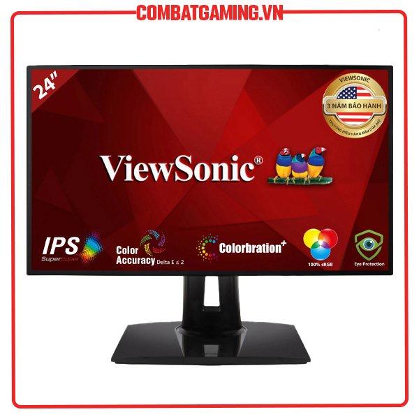 Màn Hình Đồ Họa Viewsonic VP2458 IPS/sRGB 100%/NTSC 72.57%/ΔE &lt; 2 - Hàng Chính Hãng