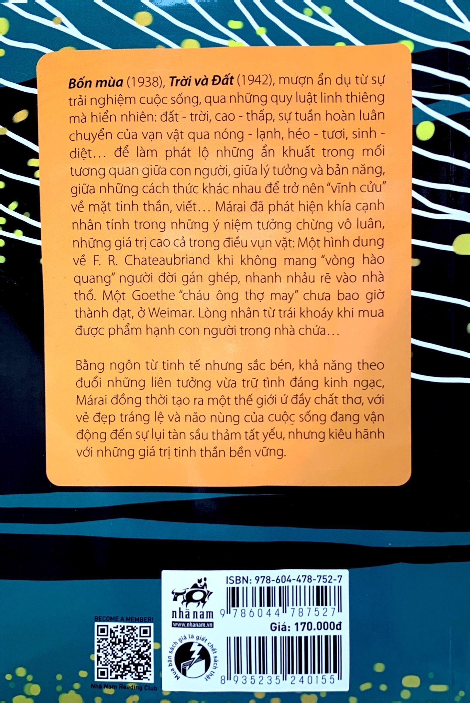 Bốn Mùa, Trời Và Đất