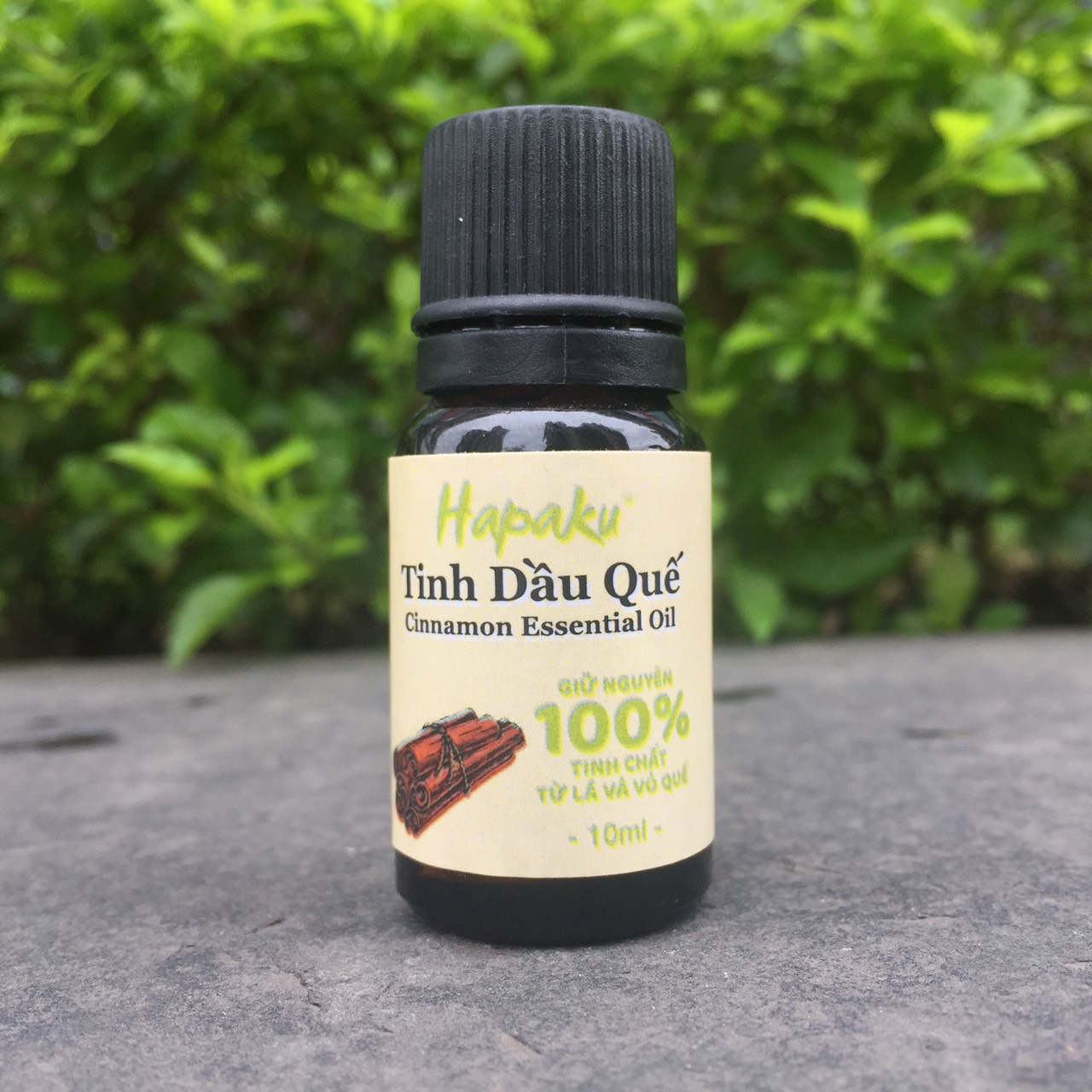 Tinh Dầu Quế Tự Nhiên Nguyên Chất 10ml Hapaku Tinh Dầu Xông Hương, Tinh Dầu Mát-xa, Tinh Dầu Hỗ Trợ Trị Ho Chiết Xuất Từ Lá & Vỏ Quế - Hapaku