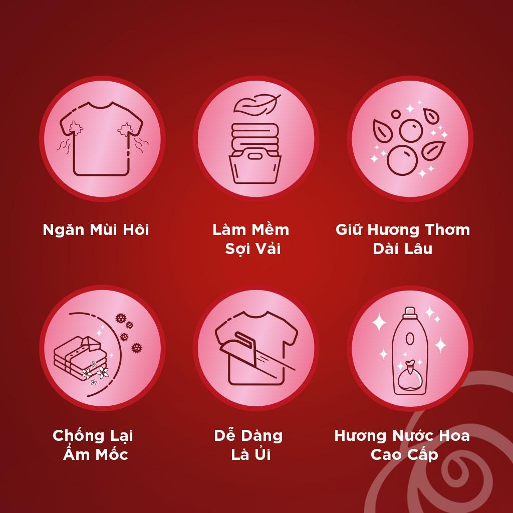 Nước Xả Vải Downy Hương Nước Hoa Túi 3.5L