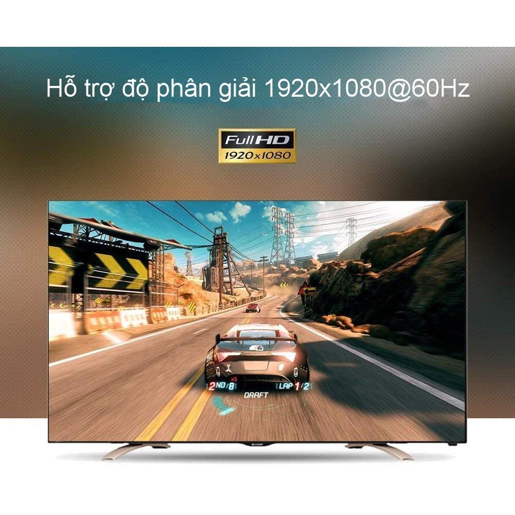 Bộ chuyển đổi VGA sang HDMI + Audio 3.5mm dài 30cm UGREEN 60814- Hàng chính hãng