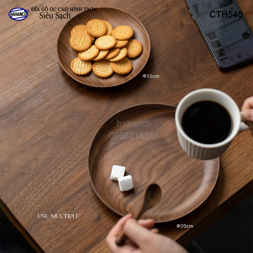 Đĩa Khay Gỗ Óc Chó hàng Xuất Khẩu - đựng đồ ăn/trang trí - đĩa bánh mì/trái cây/ bít tết/ pizza/ phụ kiện chụp ảnh, bày món ăn trong nhà hàng - Sang trọng trên bàn ăn